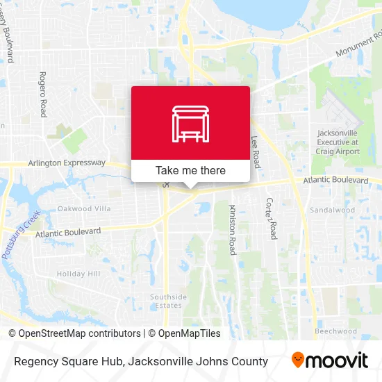 Regency Square Hub map