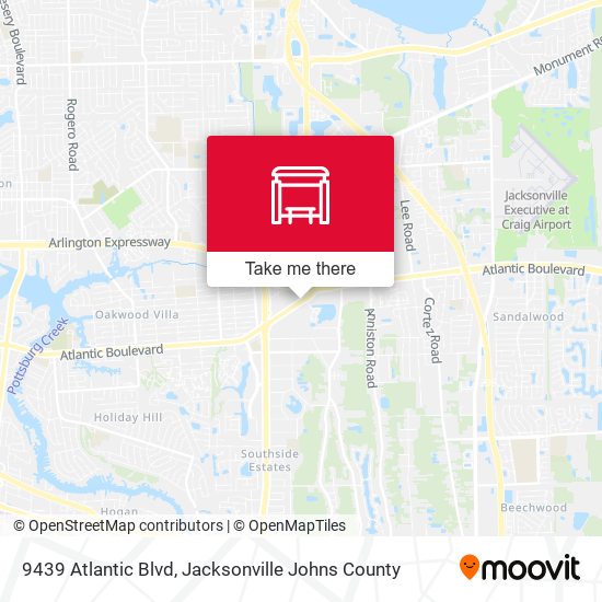 Mapa de 9439 Atlantic Blvd