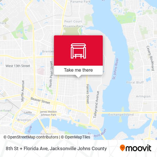 8th St + Florida Ave map