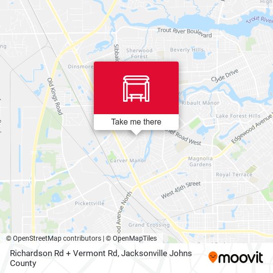 Mapa de Richardson Rd + Vermont Rd