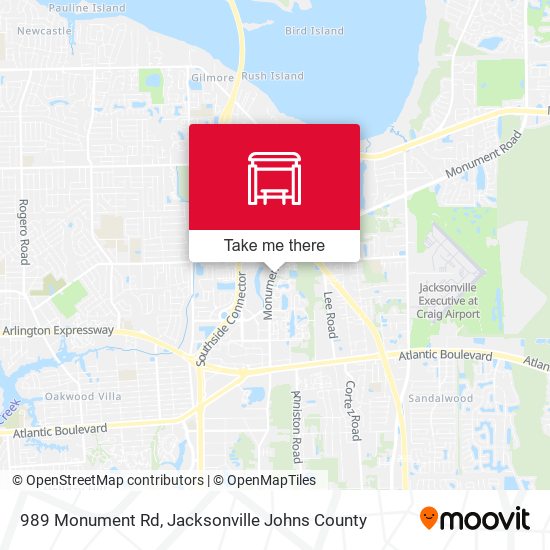 989 Monument Rd map