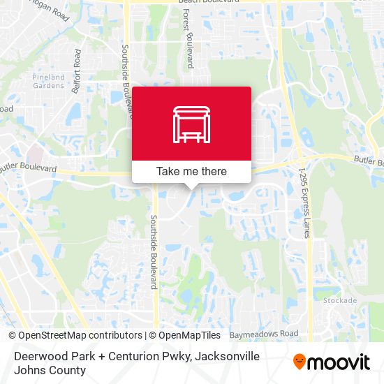 Mapa de Deerwood Park + Centurion Pwky