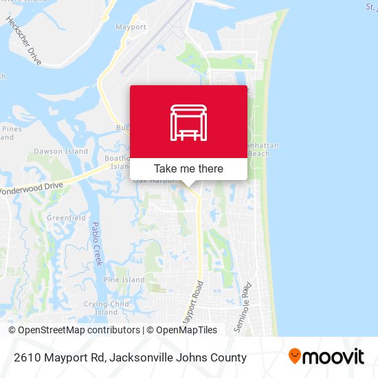 2610 Mayport Rd map