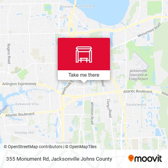 355 Monument Rd map