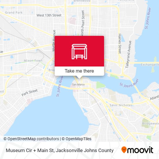 Mapa de Museum Cir + Main St