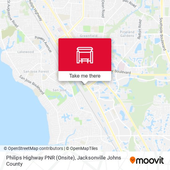 Philips Highway PNR (Onsite) map