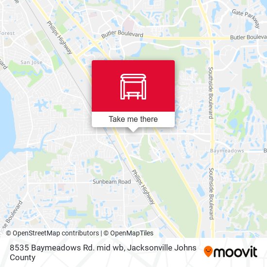 8535 Baymeadows Rd. mid wb map