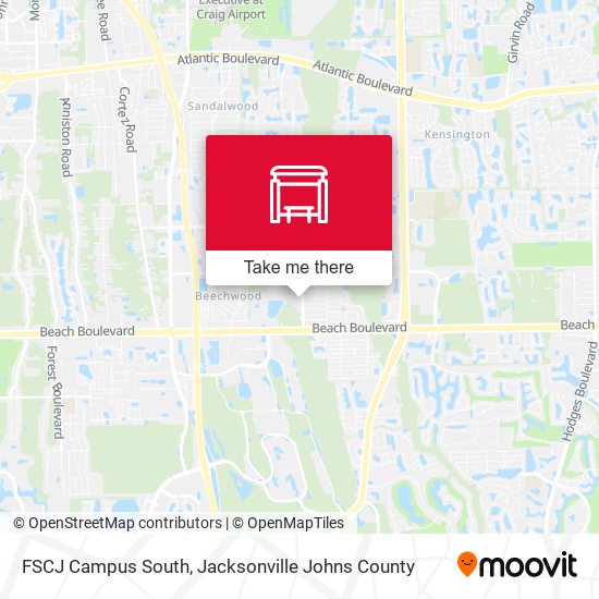 FSCJ Campus South map