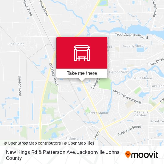 Mapa de New Kings Rd & Patterson Ave