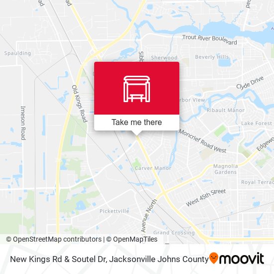 New Kings Rd & Soutel Dr map