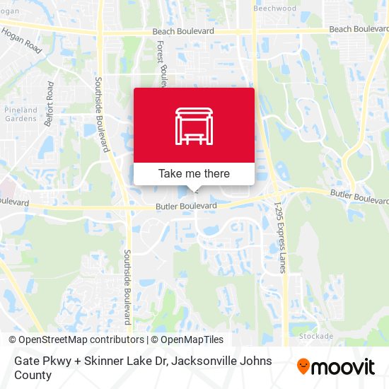 Gate Pkwy + Skinner Lake Dr map