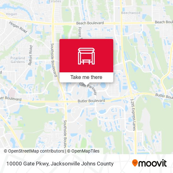 10000 Gate Pkwy map