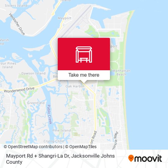 Mayport Rd + Shangri-La Dr map