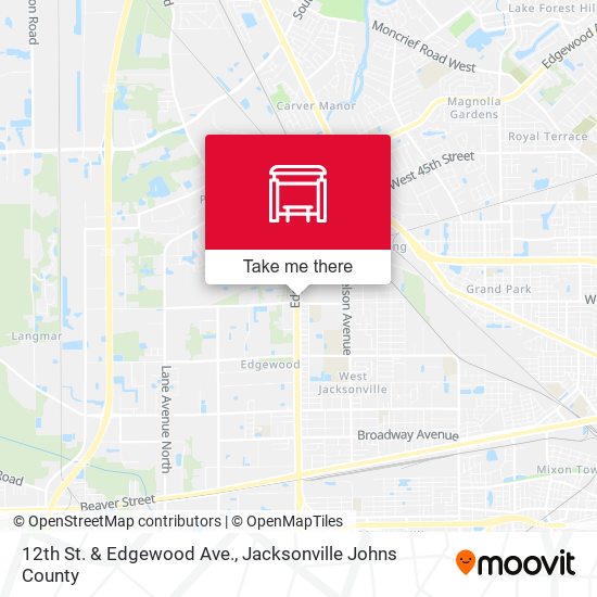 12th St. & Edgewood Ave. map