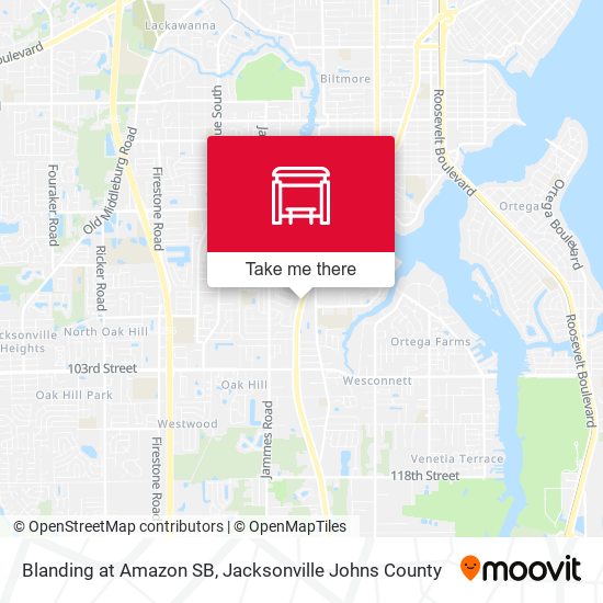 Mapa de Blanding at Amazon SB