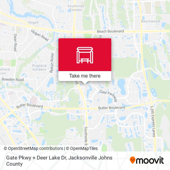 Mapa de Gate Pkwy + Deer Lake Dr
