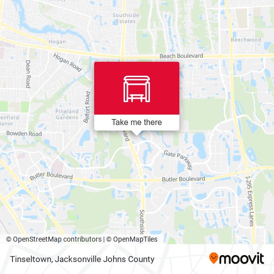 Tinseltown map