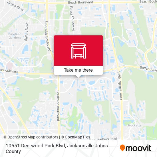 Mapa de 10551 Deerwood Park Blvd