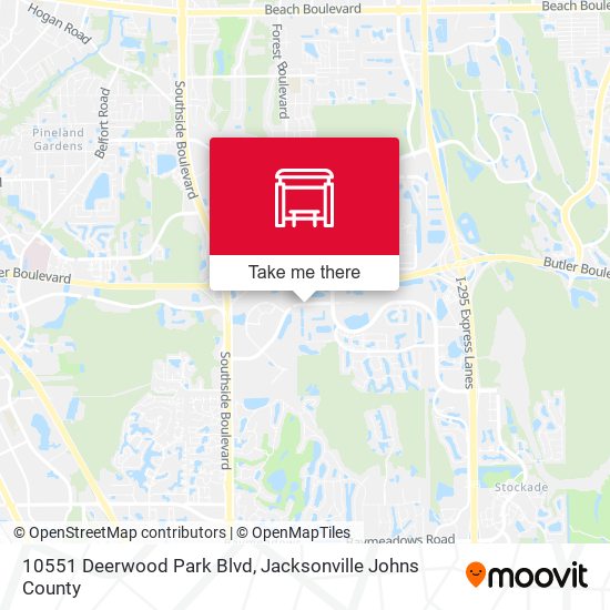 10551 Deerwood Park Blvd map
