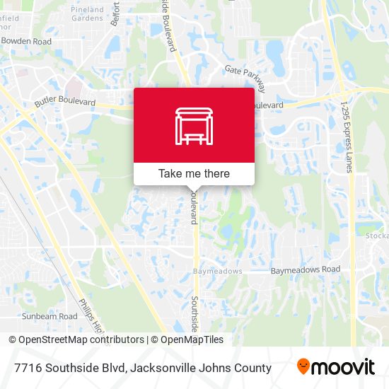 7716 Southside Blvd map