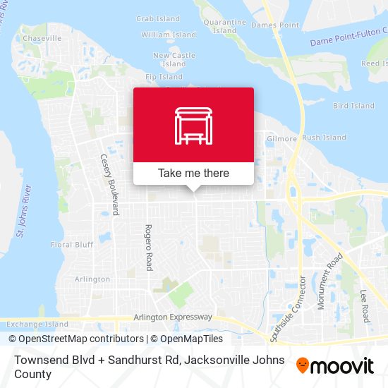 Townsend Blvd + Sandhurst Rd map