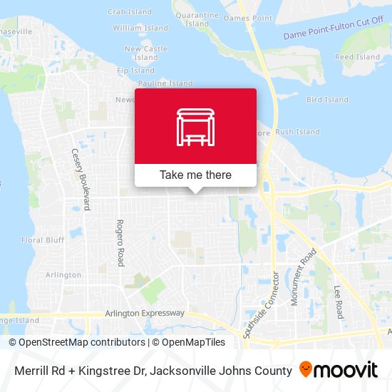 Mapa de Merrill Rd + Kingstree Dr