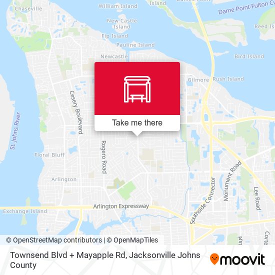 Mapa de Townsend Blvd + Mayapple Rd