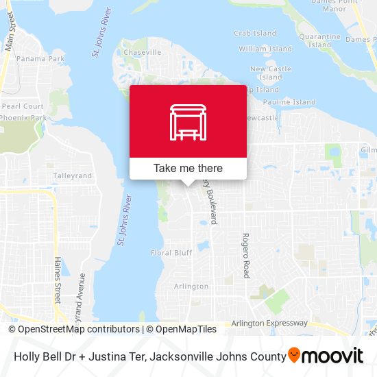 Mapa de Holly Bell Dr + Justina Ter