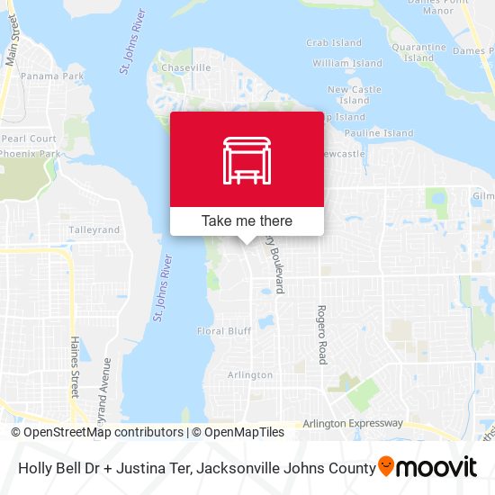 Holly Bell Dr + Justina Ter map