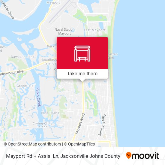 Mayport Rd + Assisi Ln map