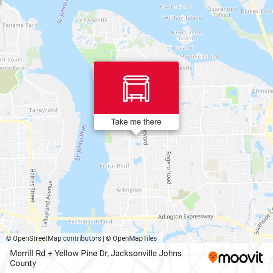 Merrill Rd + Yellow Pine Dr map