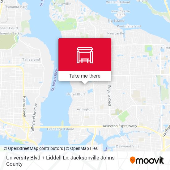 University Blvd + Liddell Ln map