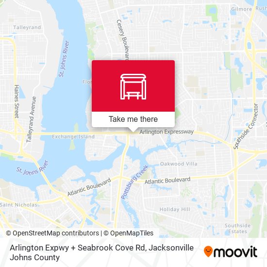 Arlington Expwy + Seabrook Cove Rd map