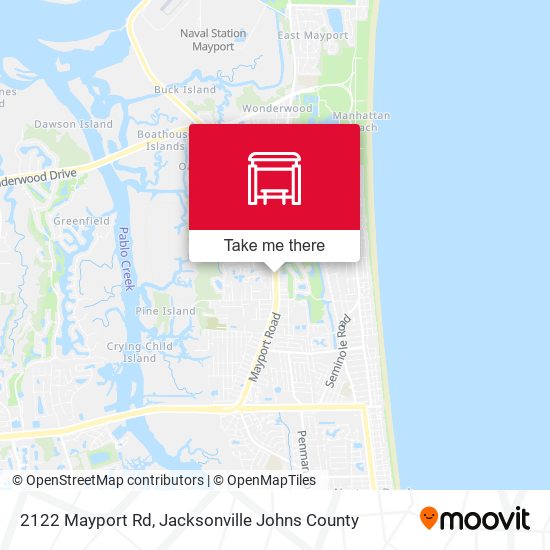 2122 Mayport Rd map