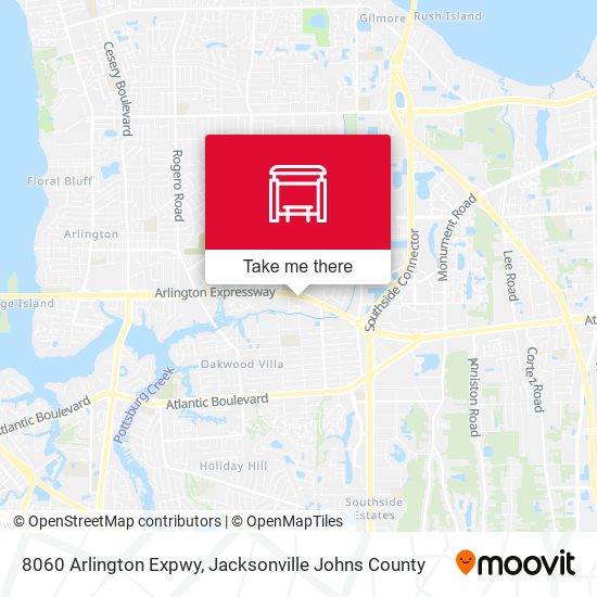 Mapa de 8060 Arlington Expwy