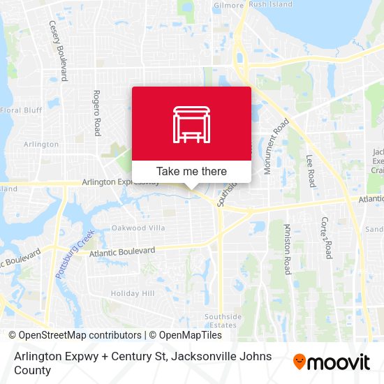 Mapa de Arlington Expwy + Century St