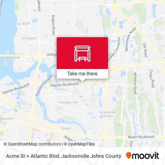 Mapa de Acme St + Atlantic Blvd