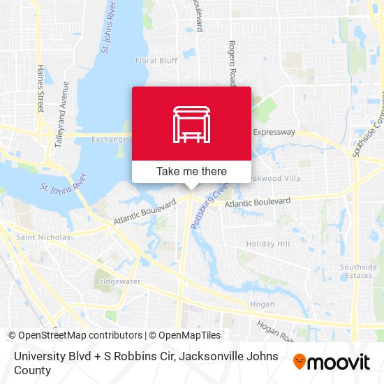 University Blvd + S Robbins Cir map