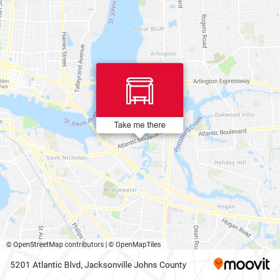 5201 Atlantic Blvd map