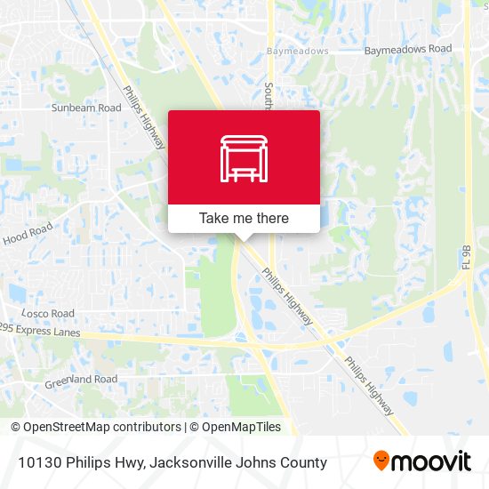 Mapa de 10130 Philips Hwy