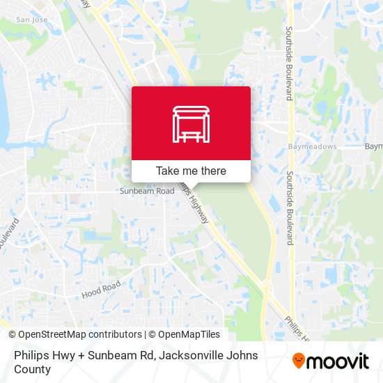 Philips Hwy + Sunbeam Rd map
