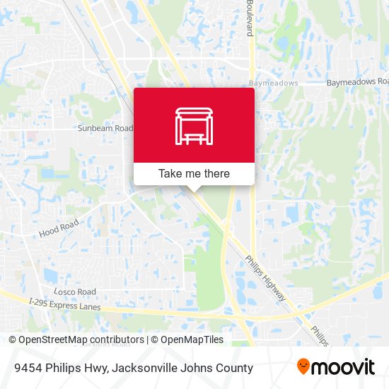 Mapa de 9454 Philips Hwy