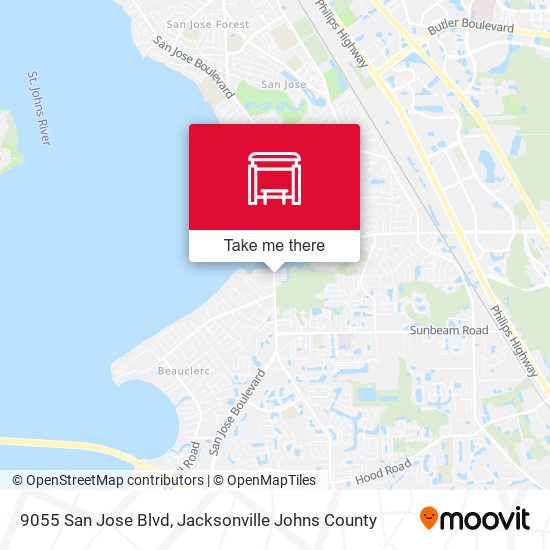 Mapa de 9055 San Jose Blvd