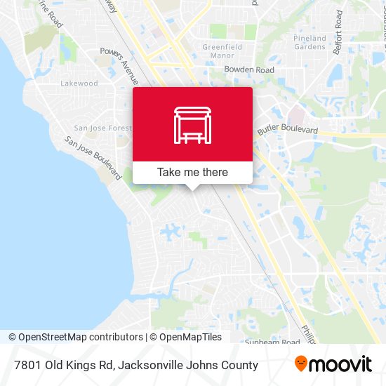 Mapa de 7801 Old Kings Rd