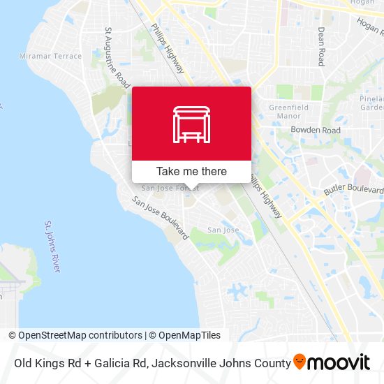 Mapa de Old Kings Rd + Galicia Rd