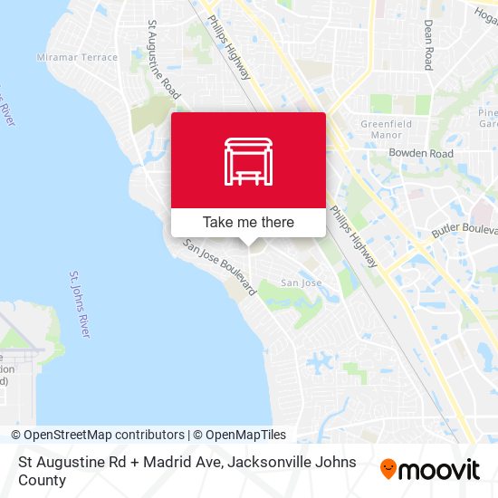 Mapa de St Augustine Rd + Madrid Ave