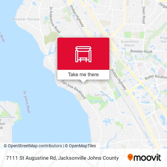7111 St Augustine Rd map