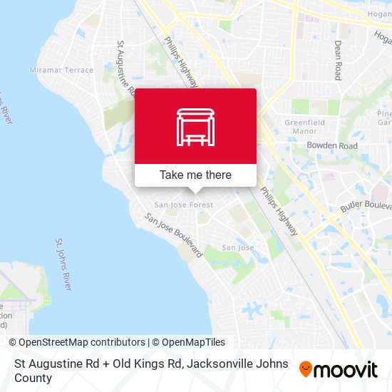 St Augustine Rd + Old Kings Rd map