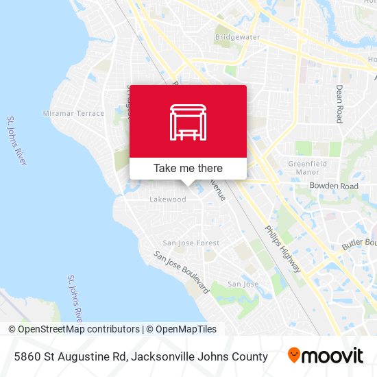 5860 St Augustine Rd map