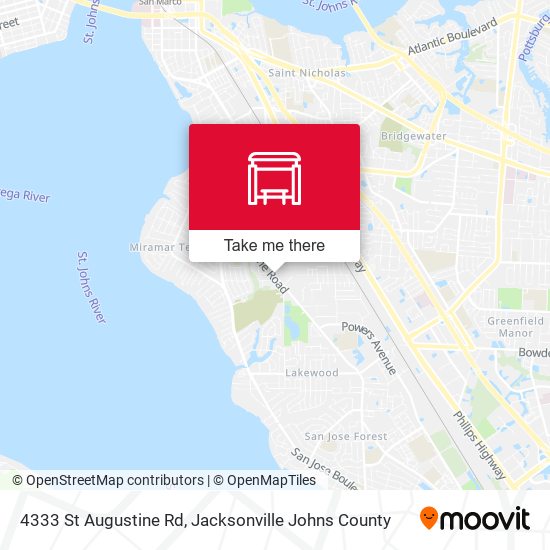 4333 St Augustine Rd map